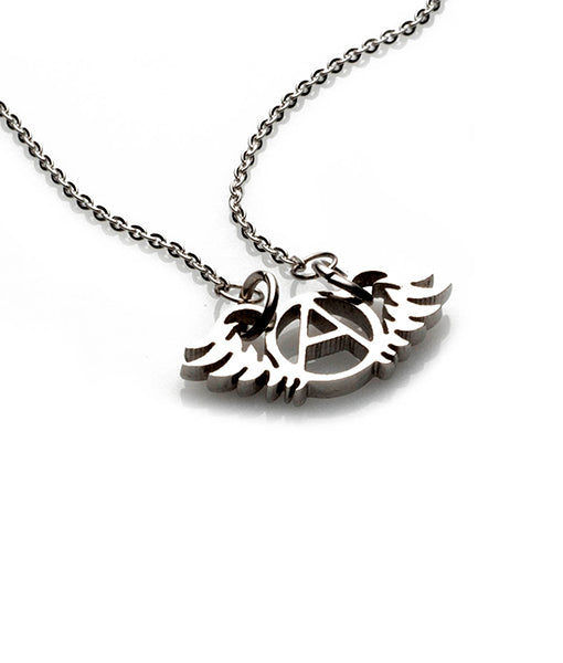 Fio prateado com logo Anjewels