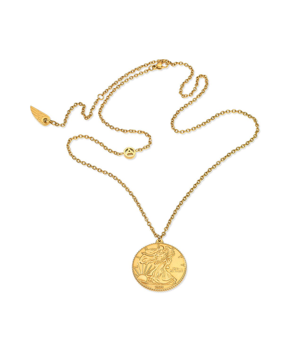 Fio com medalha redonda | Angie