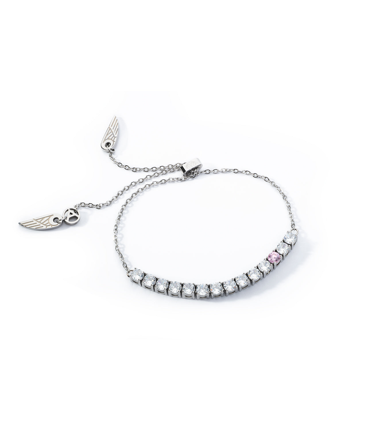 Silver bracelet with crystals | Lost in you