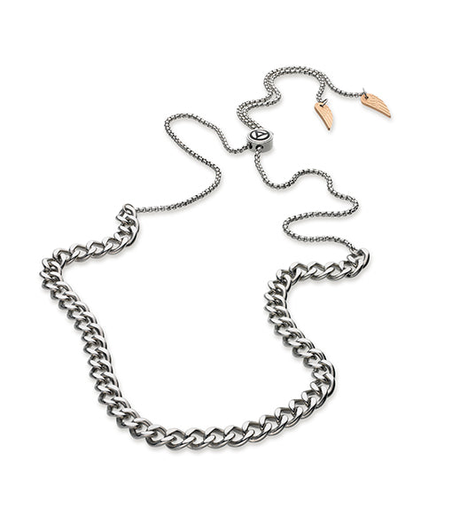 Colar com corrente prateada Liberty