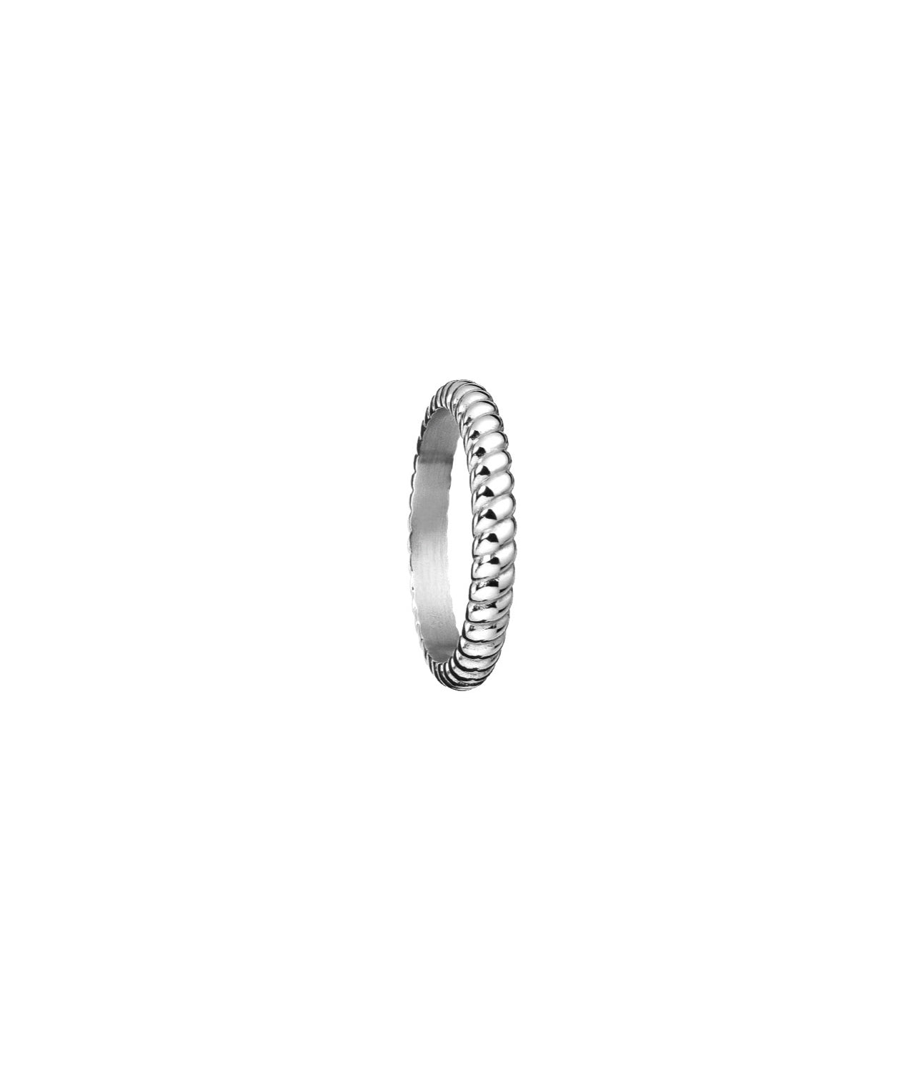 Simple Silver Twisted Ring | Never Ending Story