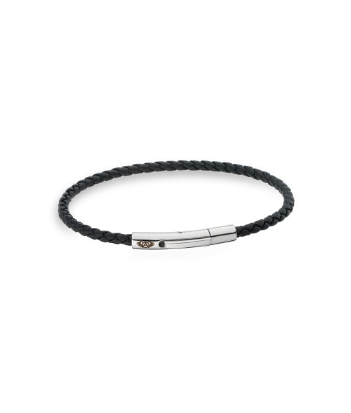 Pulseira fina com couro | Rider on the Storm