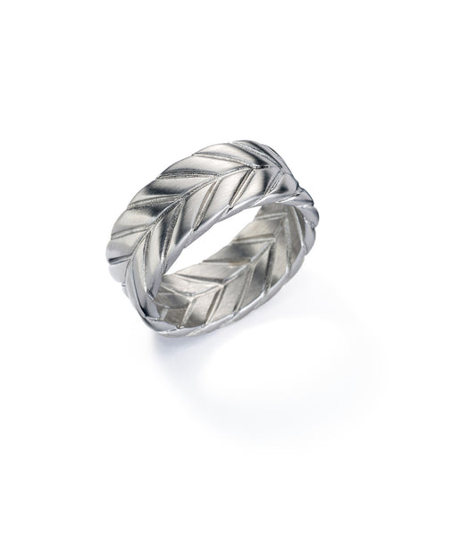 Mattsilberner Ring | Spiga
