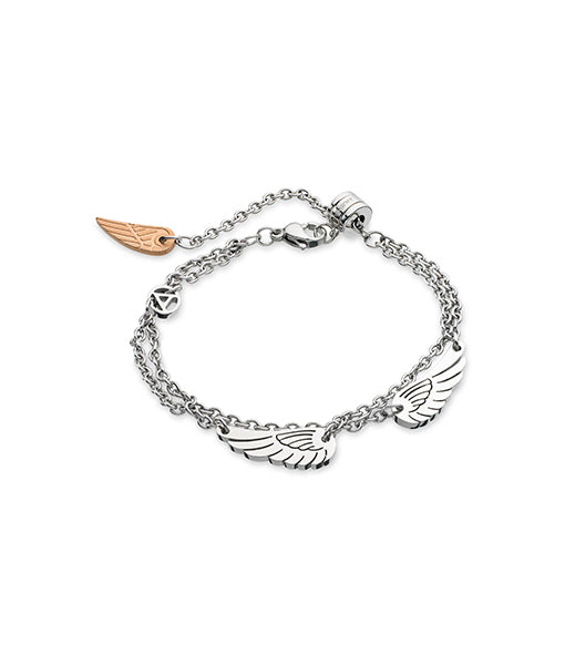 Pulseira Prateada Fly Away