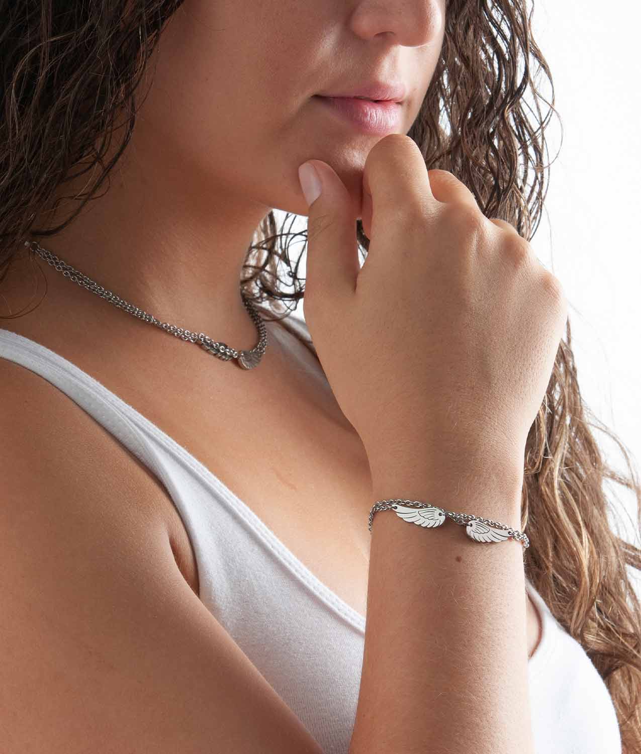 Pulseira Prateada Fly Away