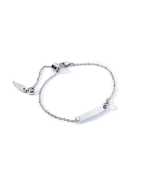 Pulseira com chapa | Love is