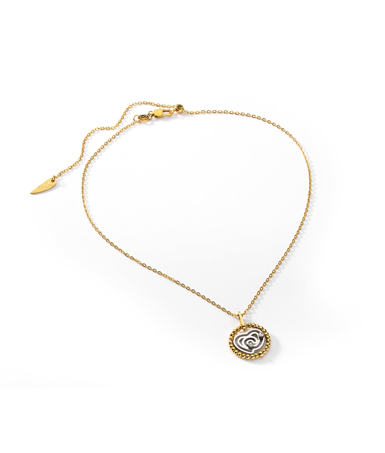 Goldkette mit Kristallen | Irgendwo