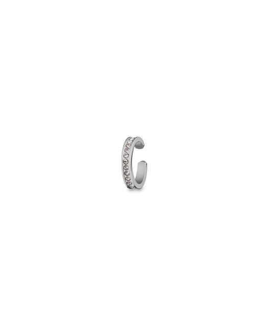 Silbernes EarCuf-Piercing mit Kristallen | State of Mind
