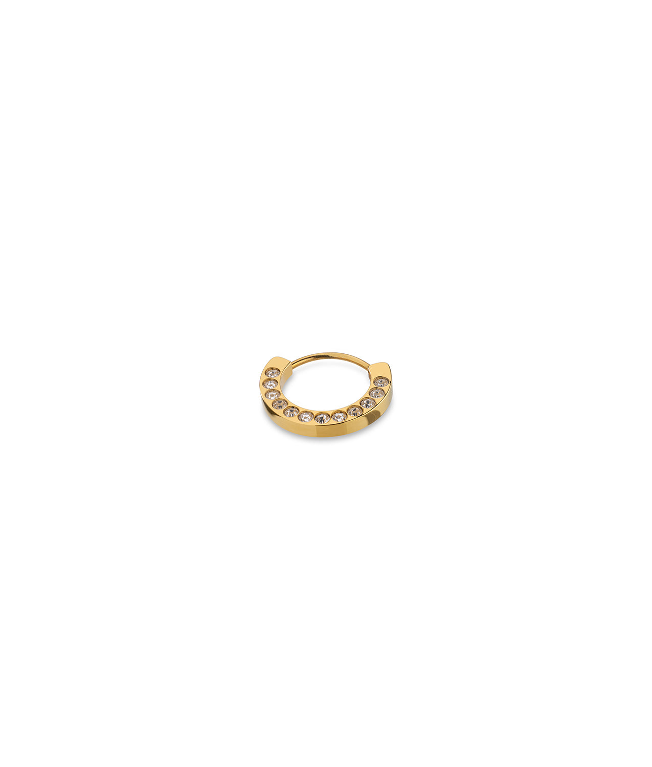 Piercing Helix dourado com cristais | State of Mind