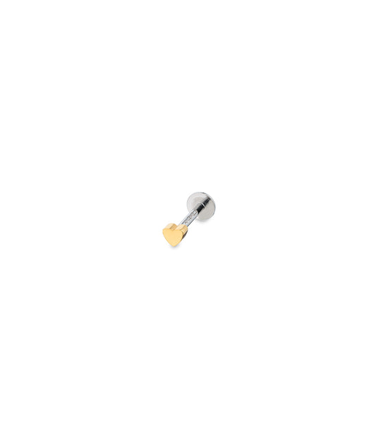 Goldenes Herz-Tragus-Piercing | Geisteszustand